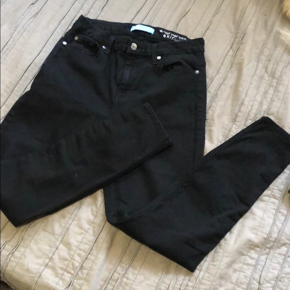 7 for all mankind High waist ankle skinny